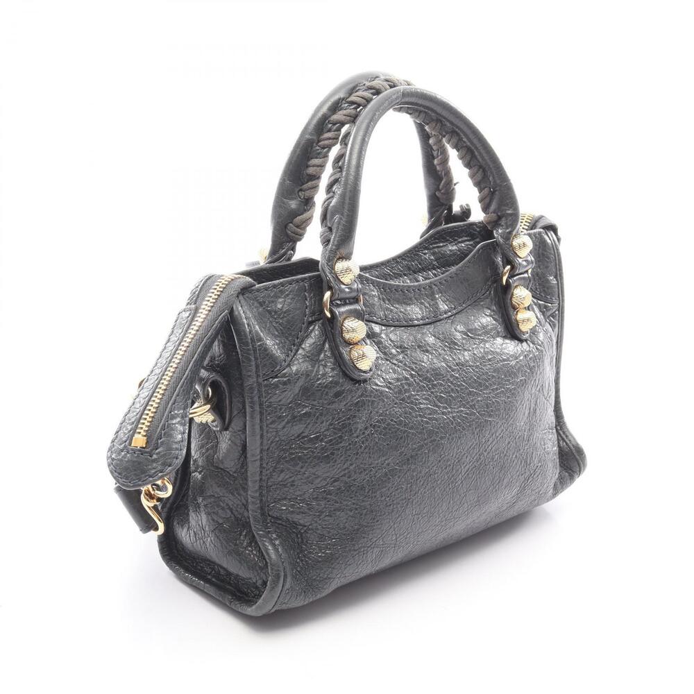Balenciaga Leather Gray Handbag City